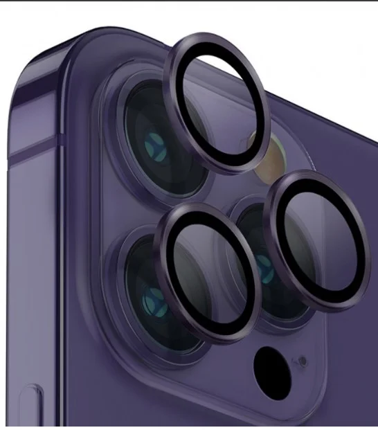 Хром защитное стекло на камеру Айфон IPhone 15/14/13 (Pro/ProMax/Mini/PLUS) на каждую линзу