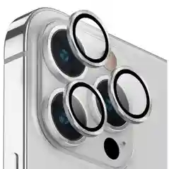 Фиолетовый защитное стекло на камеру Айфон IPhone 15/14/13 (Pro/ProMax/Mini/PLUS) на каждую линзу