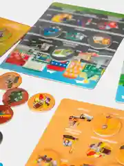 Развивающая магнитная игра лото Бигр "Мир транспорта", УД80