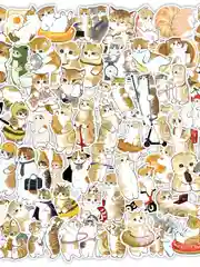 Карамельный наклейки котики