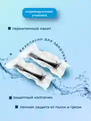 Черный сменные насадки для зубной щетки SOOCAS V1/V2/X1/X3/X3U/X5/D2/D3/X3Pro