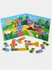 Развивающая магнитная игра-домино Бигр "Насекомые", УД81