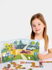 Развивающая магнитная игра-домино Бигр "Насекомые", УД81
