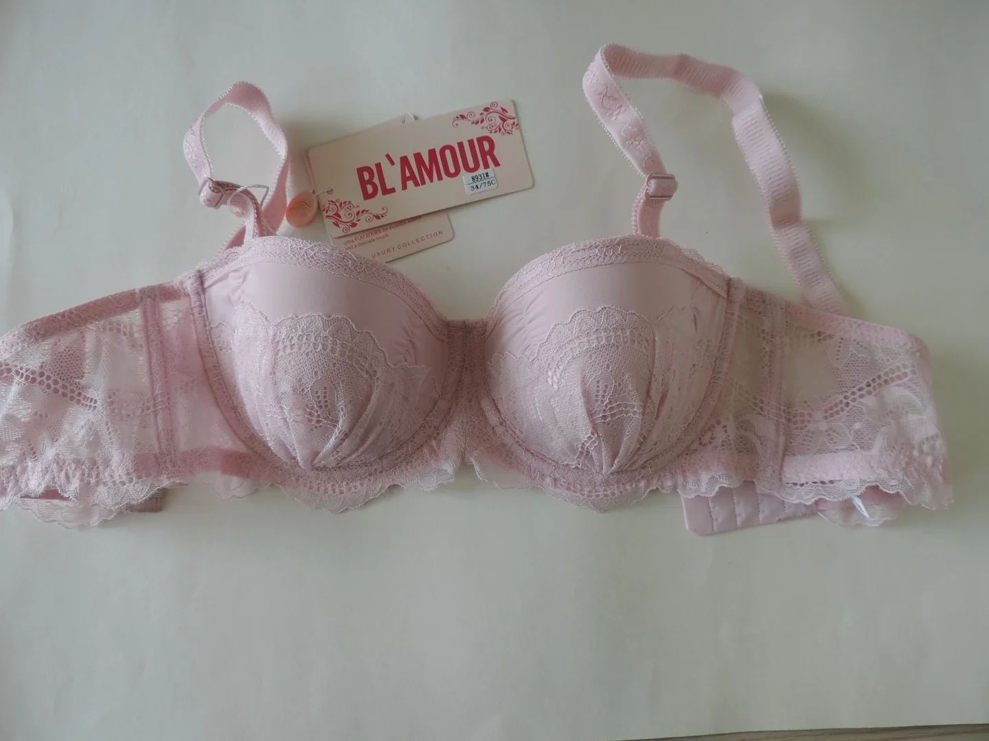 Розовый бюстгальтер BLAMOUR арт.8931