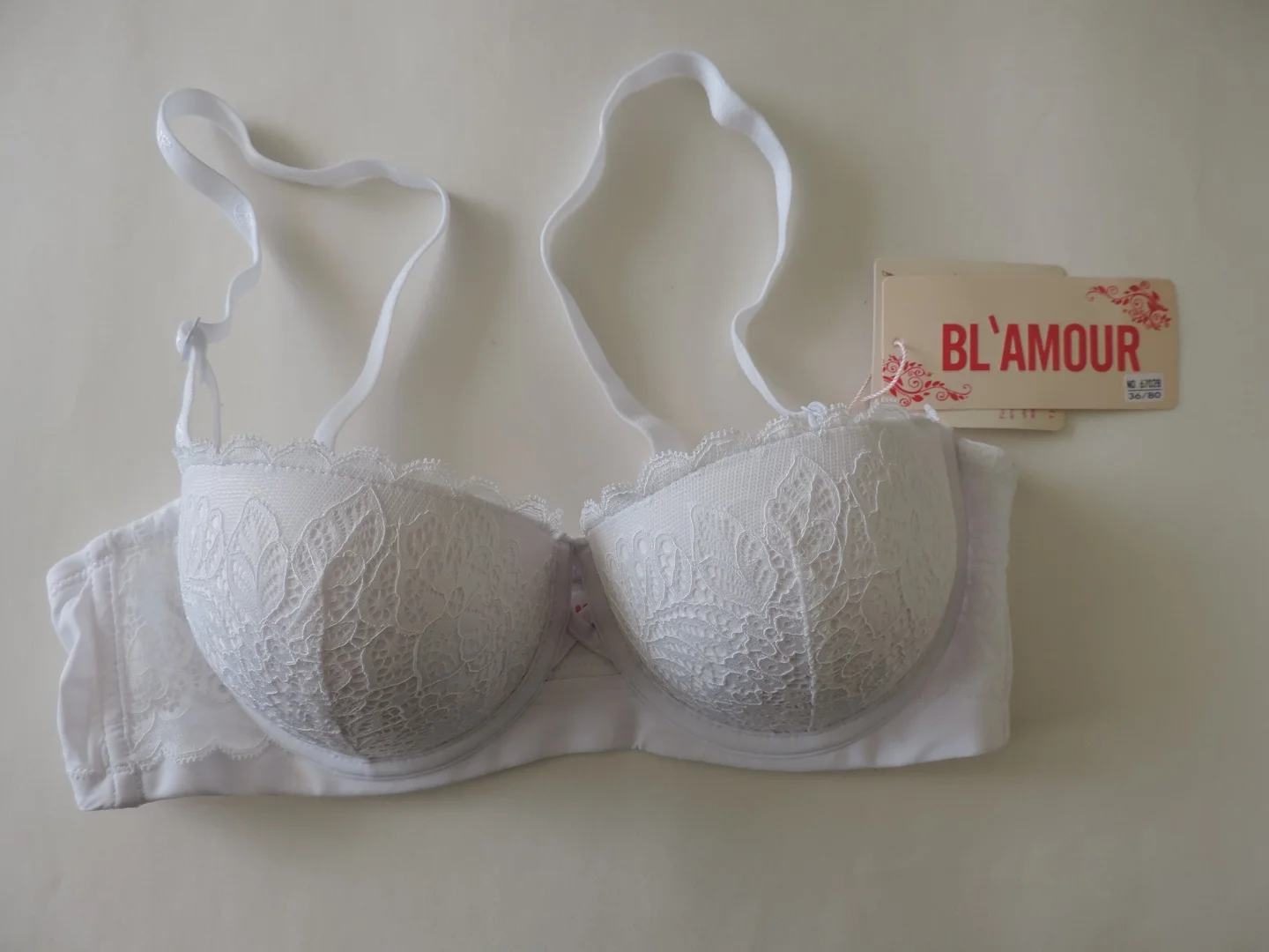 Белый бюстгальтер BLAMOUR  арт.6702