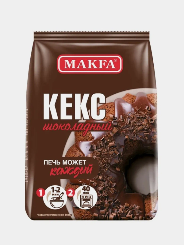 Готовая смесь для выпечки MAKFA Кекс Шоколадный, 300г
