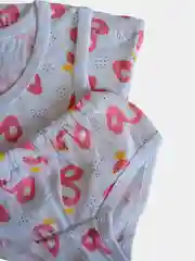 Коралловый комплект нижнего белья для девочек: майка и трусы