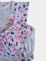 Коралловый комплект нижнего белья для девочек: майка и трусы
