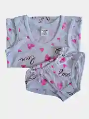 Коралловый комплект нижнего белья для девочек: майка и трусы