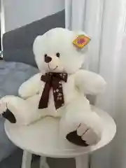 Молочный плюшевый мишка 40 см мягкий медведь
