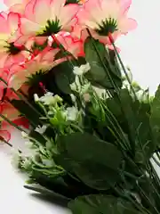 Разноцветный букет георгинов, искусственные цветы