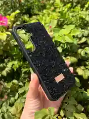 Черный силиконовый чехол the bling world для Samsung S24 / Самсунг S24