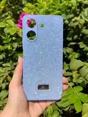 Сиреневый силиконовый чехол the bling world для Xiaomi Redmi 13C 4G и Poco C65