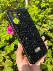 Черный силиконовый чехол the bling world для Xiaomi Redmi 13C 4G и Poco C65