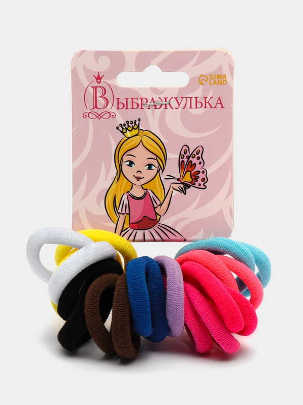 Резинка для волос "Махрушка" (набор 20 шт)