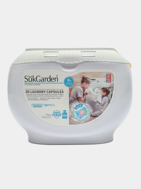 Капсулы для стирки белья 3 в 1 "SukGarden", 50 штук