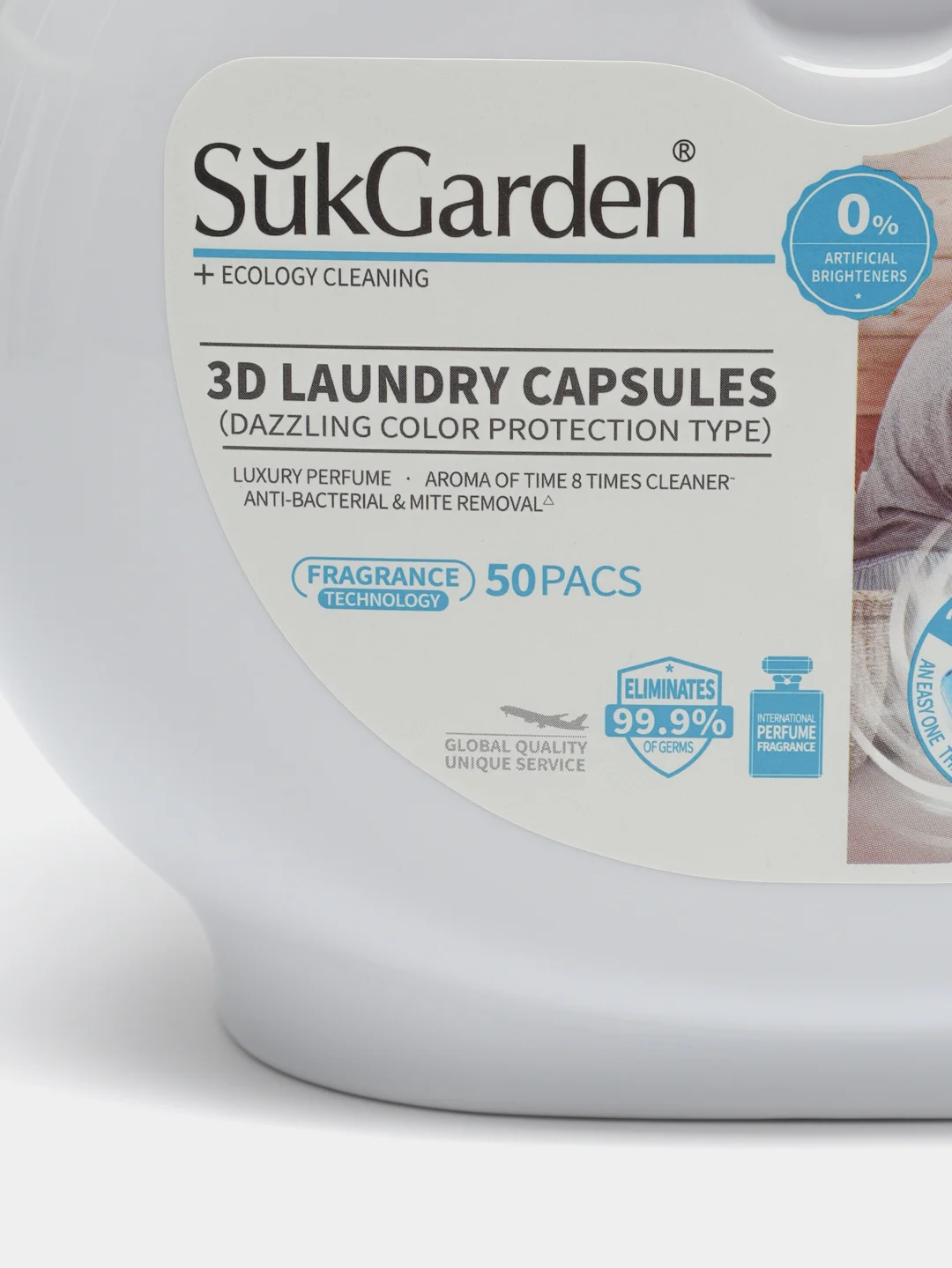 Капсулы для стирки белья 3 в 1 "SukGarden", 50 штук