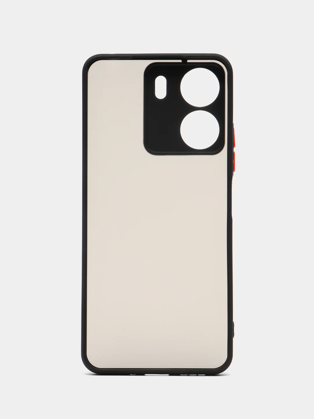 Черный чехол Xiaomi Redmi 13C / Poco C65 Сяоми Редми 13С пластиковый матовый, с цветными кнопками