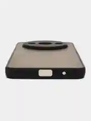 Черный чехол Xiaomi Redmi A3 / Сяоми Редми А3, пластиковый, матовый, с цветными кнопками
