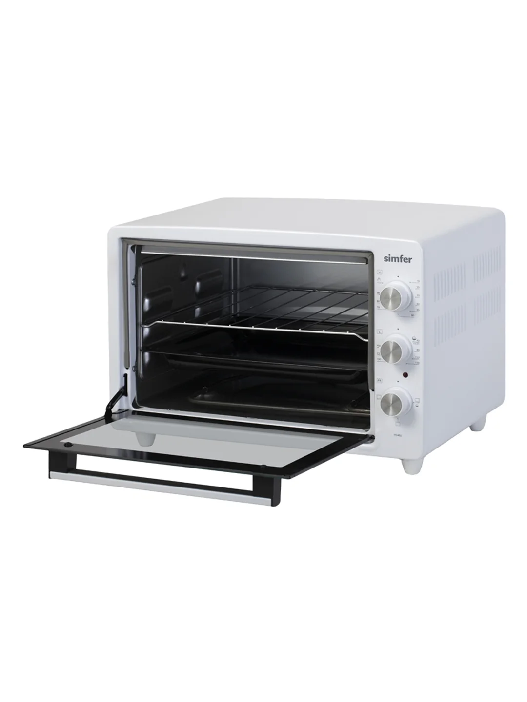 Белый мини-печь Simfer M3402 M3419 M3426 M3430 ALBENI Comfort, 3 режима работы