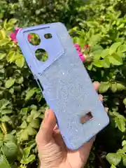 Сиреневый силиконовый чехол the bling world для Tecno Pova 5 / Техно Пова 5