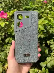 Серебряный силиконовый чехол the bling world для Tecno Pova 5 / Техно Пова 5