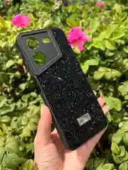 Темно-синий силиконовый чехол the bling world для Tecno Pova 5 / Техно Пова 5