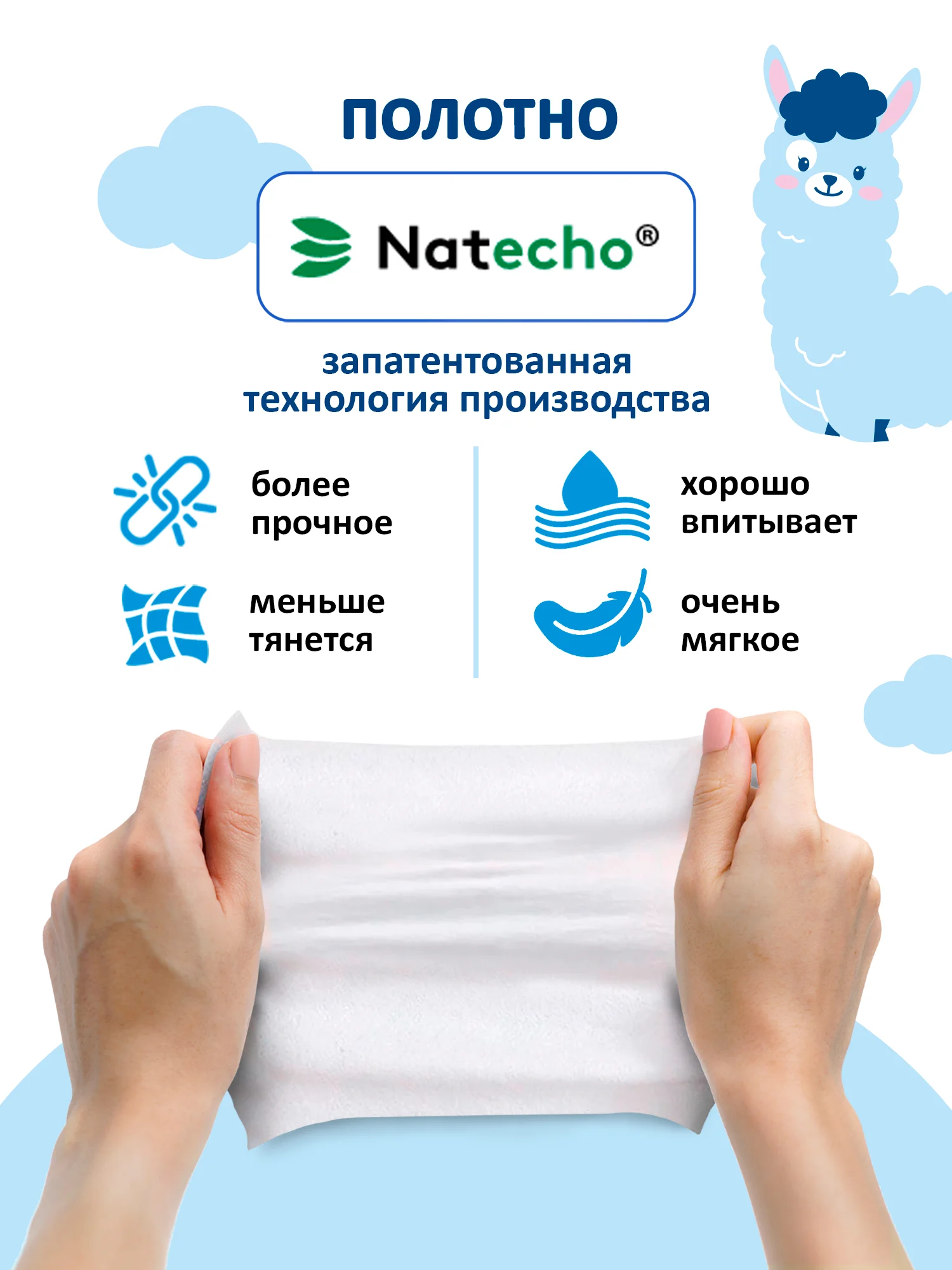 Влажные салфетки Свежая нота Pure, 15 упаковок по 15 штук