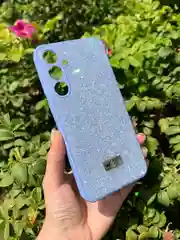Сиреневый силиконовый чехол the bling world для Samsung A35 5G / Самсунг А35 5G
