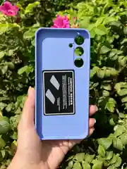 Сиреневый силиконовый чехол the bling world для Samsung A35 5G / Самсунг А35 5G