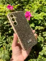 Золотой силиконовый чехол the bling world для Samsung A35 5G / Самсунг А35 5G
