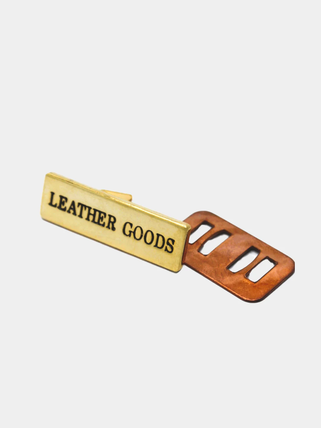 Украшение Leather goods золото 1шт, шильдик для украшения