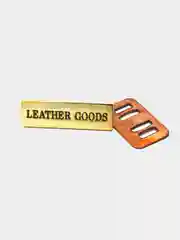 Украшение Leather goods золото 1шт, шильдик для украшения