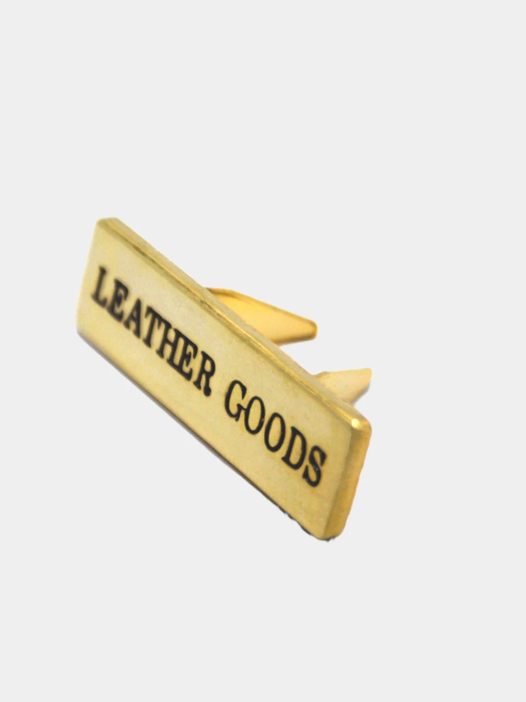 Украшение Leather goods золото 1шт, шильдик для украшения