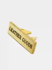 Украшение Leather goods золото 1шт, шильдик для украшения