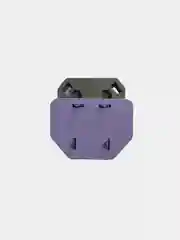 Замок с катафотом белый для ранцев 2шт, замок для рюкзака, для портфеля