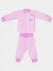Розовый комплект ясельный для новорожденных из велюра