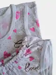 Коралловый комплект нижнего белья для девочек: майка и трусы