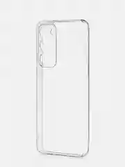 Прозрачный чехол для Samsung Galaxy S23 силиконовый ROSCO прозрачный с бортиком- защитой модуля камер