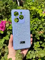 Сиреневый силиконовый чехол the bling world для Tecno Spark GO 2024 и Spark 20 и Spark 20C и Pop 8