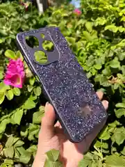 Фиолетовый силиконовый чехол the bling world для Tecno Spark GO 2024 и Spark 20 и Spark 20C и Pop 8