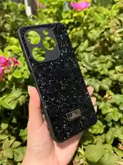 Черный силиконовый чехол the bling world для Tecno Spark GO 2024 и Spark 20 и Spark 20C и Pop 8