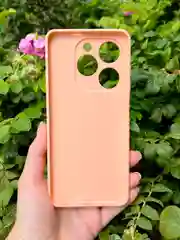 Кораллово-розовый силиконовый чехол the bling world для Tecno Spark GO 2024 и Spark 20 и Spark 20C и Pop 8