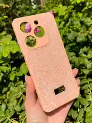 Кораллово-розовый силиконовый чехол the bling world для Tecno Spark GO 2024 и Spark 20 и Spark 20C и Pop 8