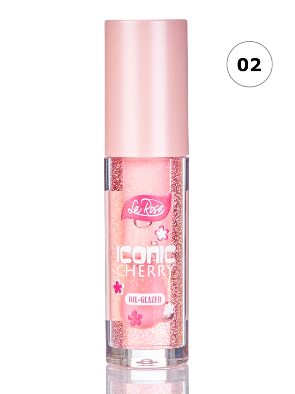 Масло для губ с блестками "ICONIC CHERRY"
