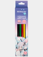 Карандаши цветные 6 шт