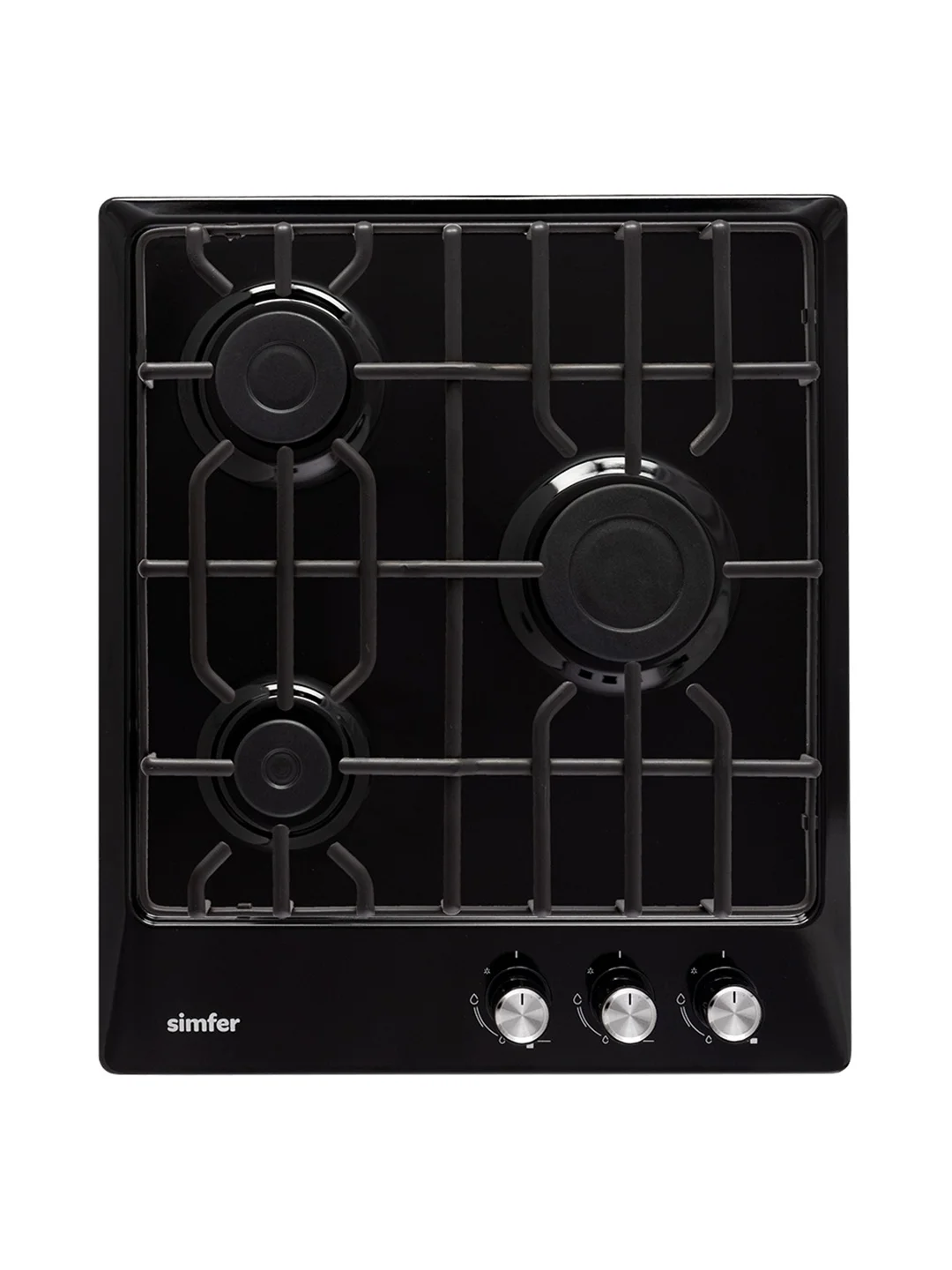 Газовая варочная поверхность Simfer H45V35B571 H45V35W571 газ-контроль, WOK-конфорка