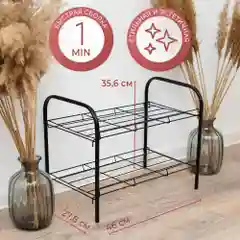 Серый полка для обуви