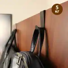 Серый крючок на дверь