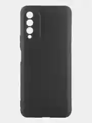 Черный чехол для WIKO T50 силиконовый ROSCO матовый тонкий с бортиком- защитой камер, soft touch